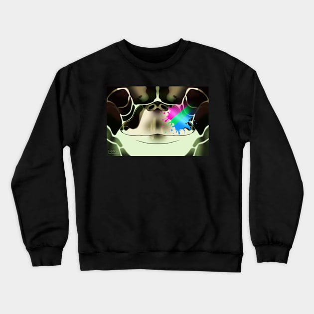 Polysexual Sea Turtle Face Crewneck Sweatshirt by KeishaMaKainn